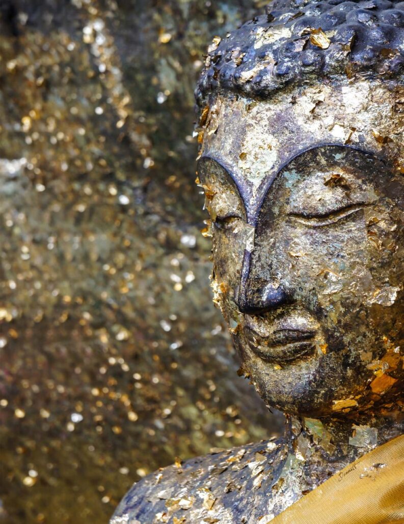 Glitter Stone Buddha