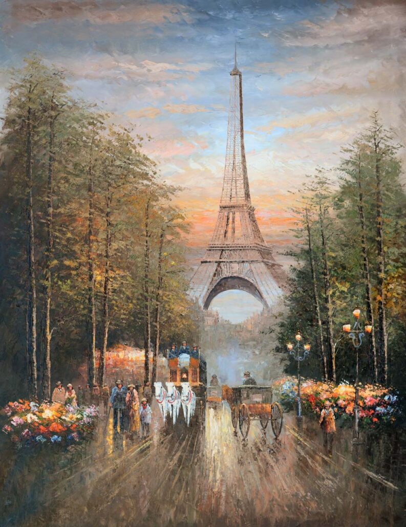 Parisian Leaner Framed