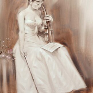 Violin Lady Sketch