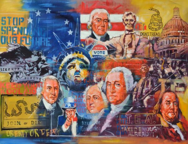 Founding Presidents and Statue of Liberty