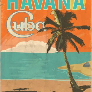 Cuba Havana Illustration
