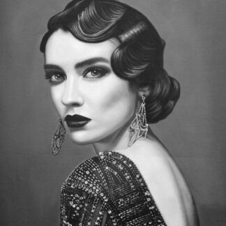 Lady Portrait Bw