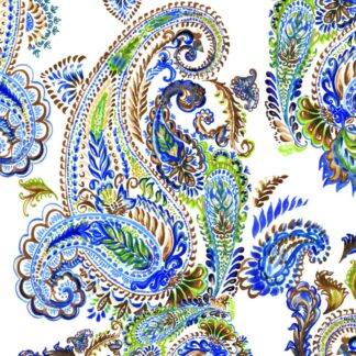 Paisley Pattern Watercolor I