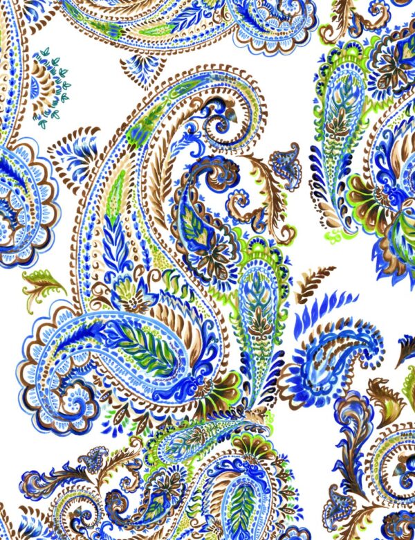 Paisley Pattern Watercolor I