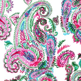 Paisley Pattern Watercolor Ii