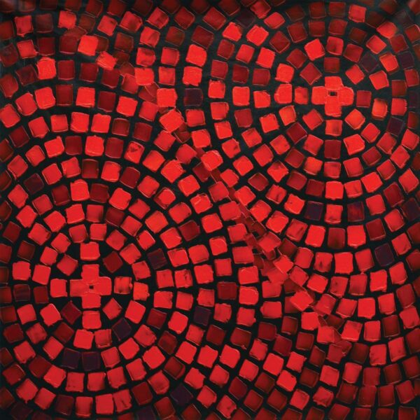 Abstract Red Mosaic