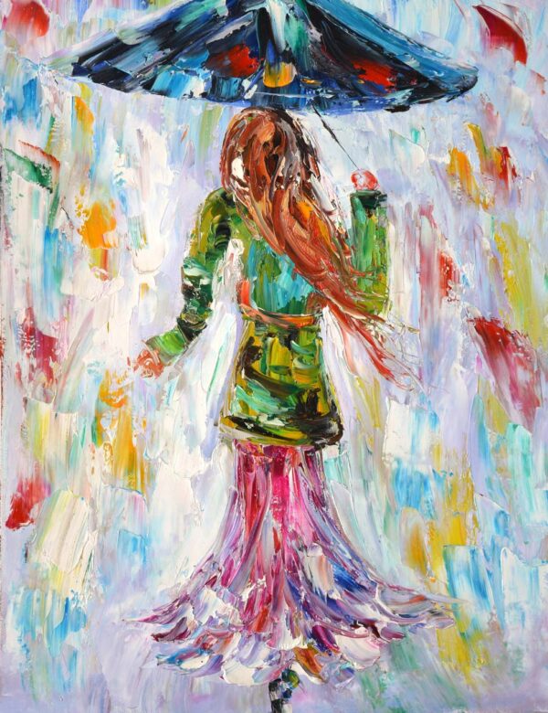 Girl with Umbrella