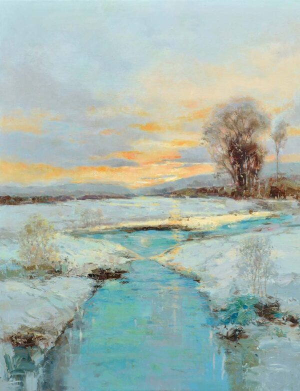 Sunset Snowy River Banks