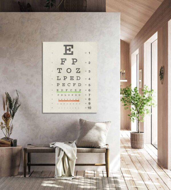 Aged Eye Chart - Image 2