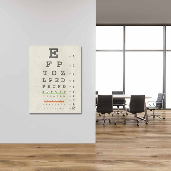 Aged Eye Chart - Image 3