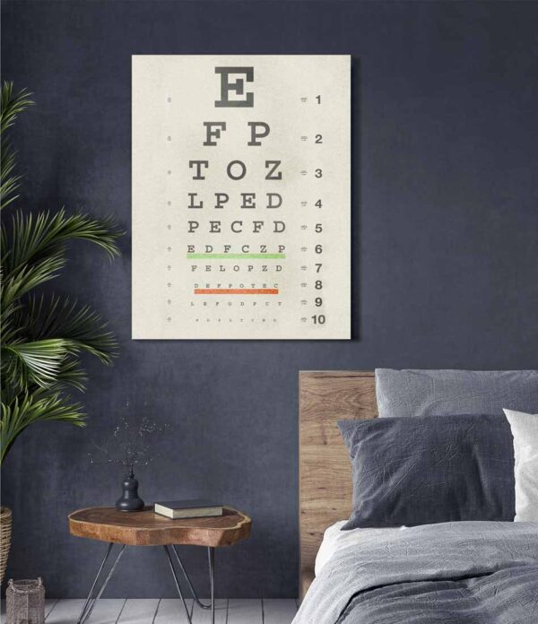 Aged Eye Chart - Image 4