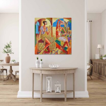 Cubism Two Women - Image 2