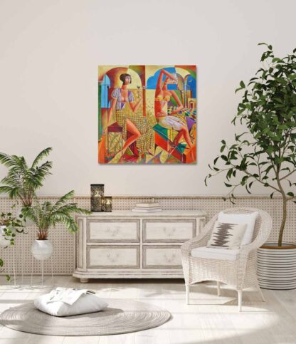 Cubism Two Women - Image 4