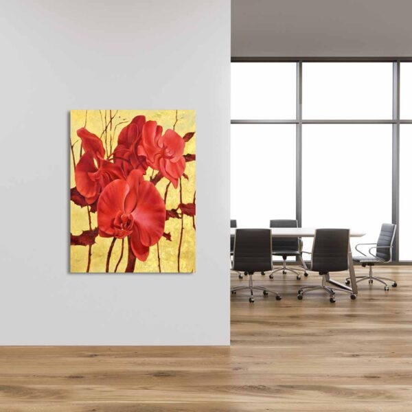 Red Orchid with Accents - Image 3