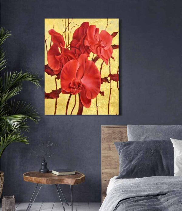 Red Orchid with Accents - Image 4