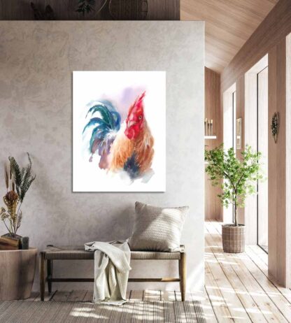 Rooster Watercolor - Image 2
