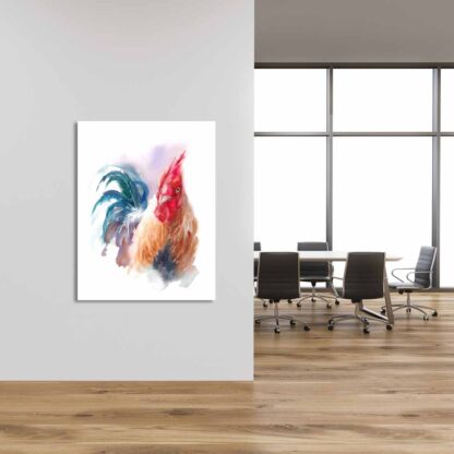 Rooster Watercolor - Image 3