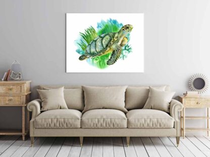 Turtle Watercolor - Image 2