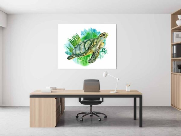 Turtle Watercolor - Image 4