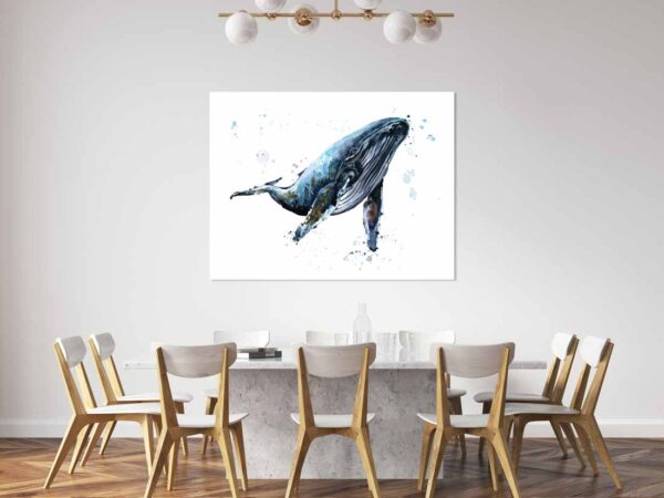 Whale Watercolor - Image 3