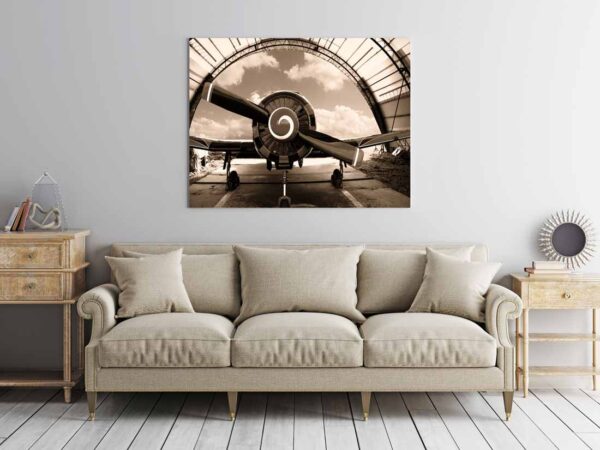 Airplane in Hanger - Image 2