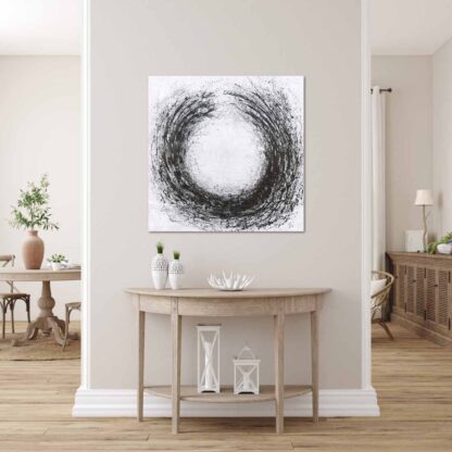 Circle Brush Stroke BW - Image 2