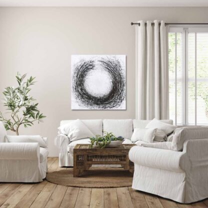 Circle Brush Stroke BW - Image 3