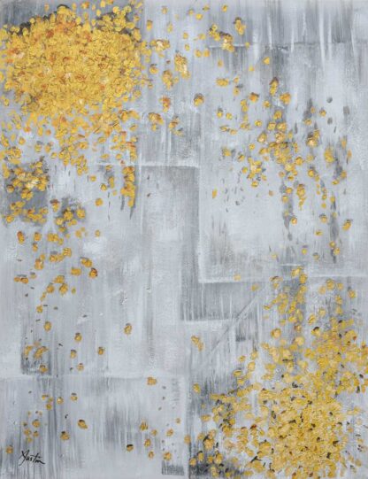 Gold and Silver Abstract
