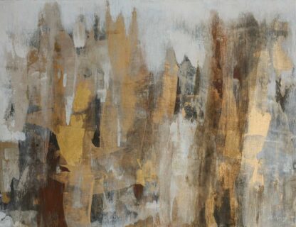 Silver and Gold Abstract AFD8808