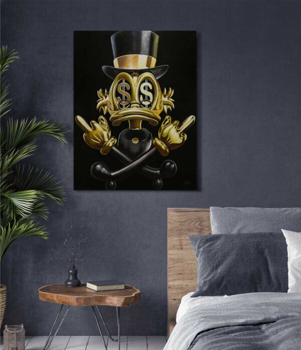 Black and Gold Scrooge Duck - Image 4