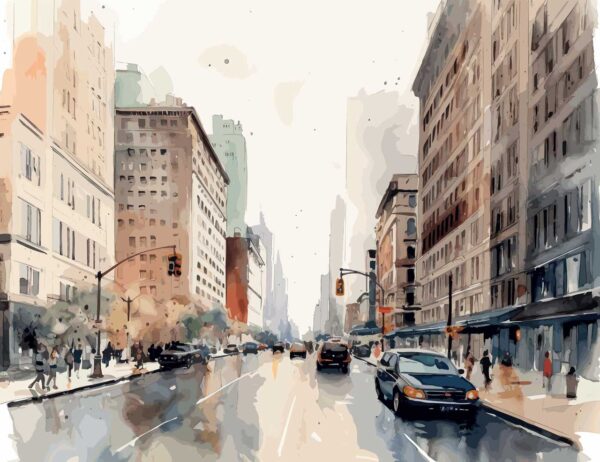 Watercolor Street