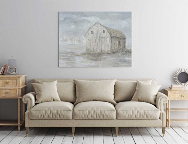 Gray and White Barn on Farm - Image 3