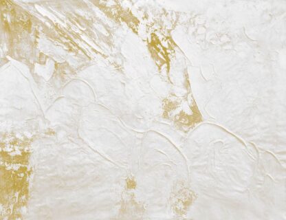 White and Gold Abstract