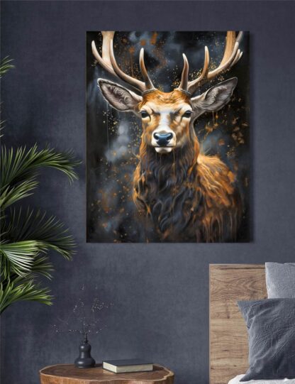Gold Deer Face - Image 2