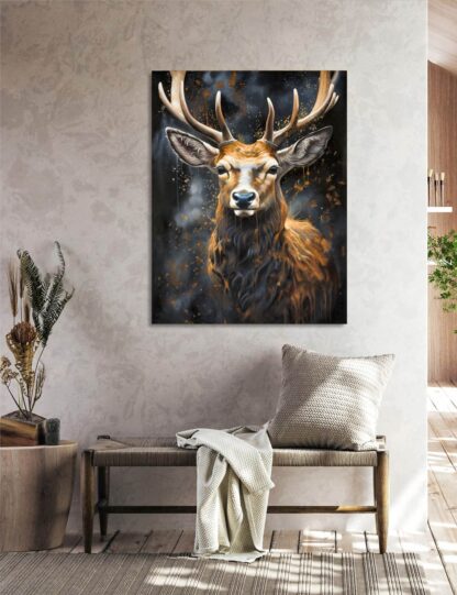 Gold Deer Face - Image 3