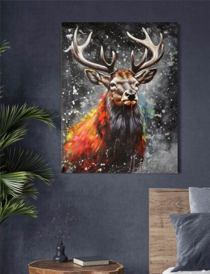 Silver Deer Face - Image 2