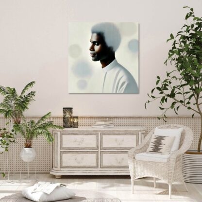 African American Man Portrait Giclee - Image 3