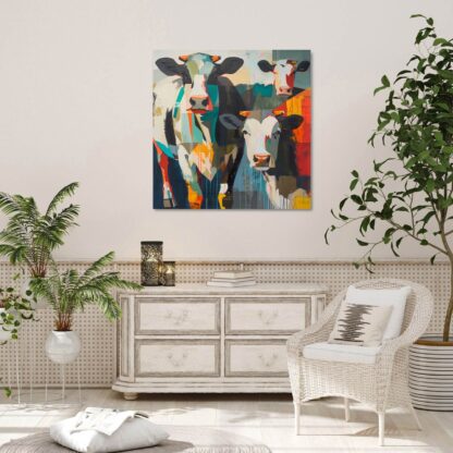 Multi Colored Cows Giclee - Image 3
