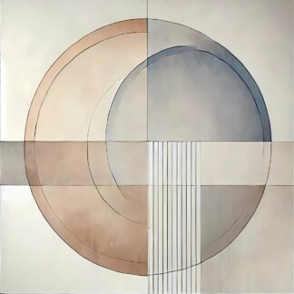 Large Contemporary Circles Giclee
