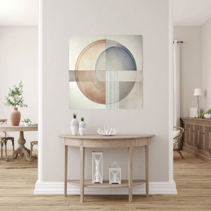 Large Contemporary Circles Giclee - Image 2