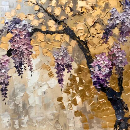 Yellow and Purple Tree Giclee