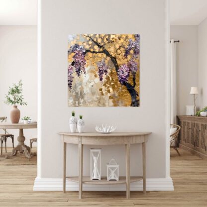Yellow and Purple Tree Giclee - Image 2