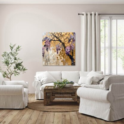 Yellow and Purple Tree Giclee - Image 4