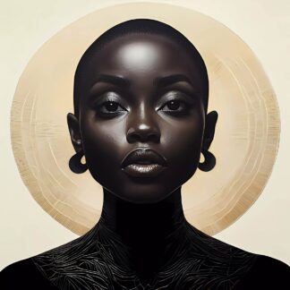 African American Portrait of a Woman Giclee