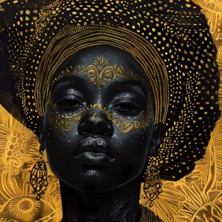 African American Woman Portrait Giclee