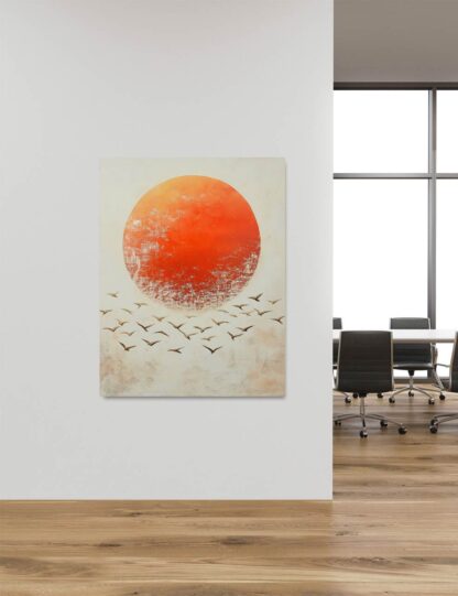 Sun with Birds Giclee - Image 4