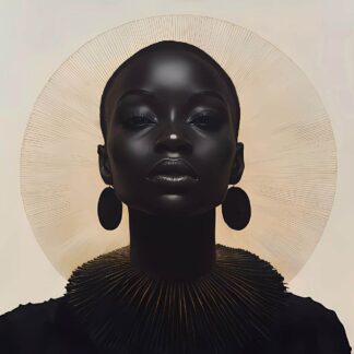 African American Woman Portrait Giclee