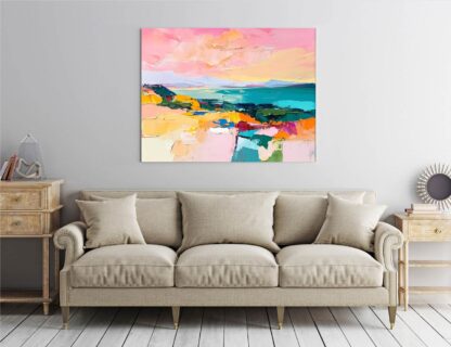 Pink Version 1 Abstract Giclee - Image 3