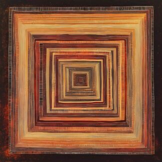 Multi Colored Repetitive Square Pattern Giclee