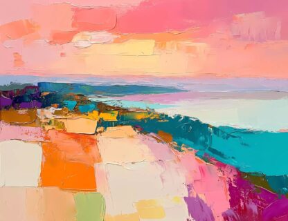 Pink Abstract Giclee